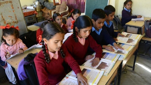 Ludhiana SSA office has demanded 16 lakh textbooks. (HT Representative Image) Ludhiana SSA office has demanded 16 lakh textbooks. (HT Representative Image)