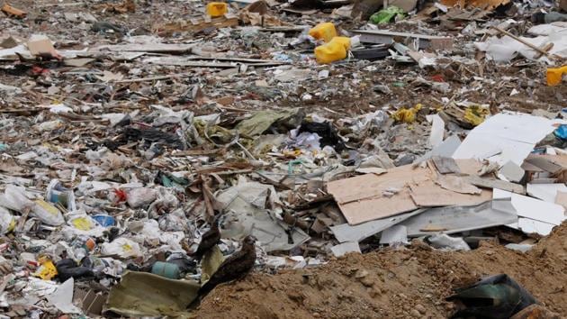 Birds are seen beside piles of garbage at a landfill at Tseung Kwan O district in Hong Kong, China. (Reuters Photo) Birds are seen beside piles of garbage at a landfill at Tseung Kwan O district in Hong Kong, China. (Reuters Photo)