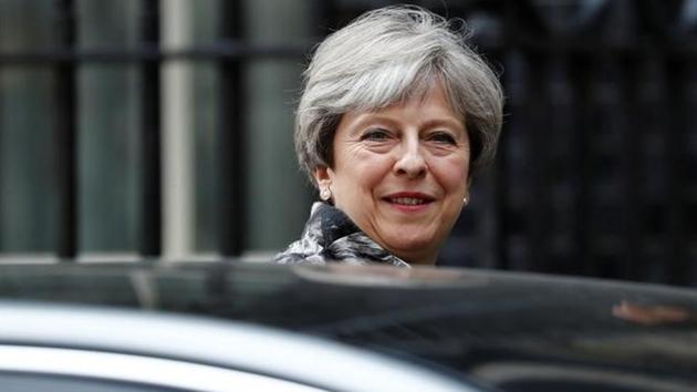 Britain's Prime Minister Theresa May leaves Downing Street in London on June 12, 2017. (Reuters) Britain's Prime Minister Theresa May leaves Downing Street in London on June 12, 2017. (Reuters)