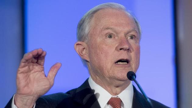 US attorney general Jeff Sessions. (AFP File) US attorney general Jeff Sessions. (AFP File)