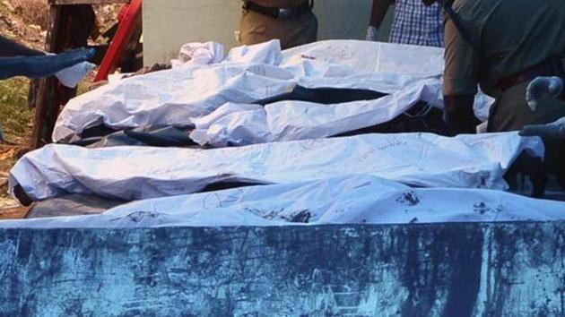 A peon locked a tribal couple along with their son’s body in a mortuary. (AP File Photo) A peon locked a tribal couple along with their son’s body in a mortuary. (AP File Photo)