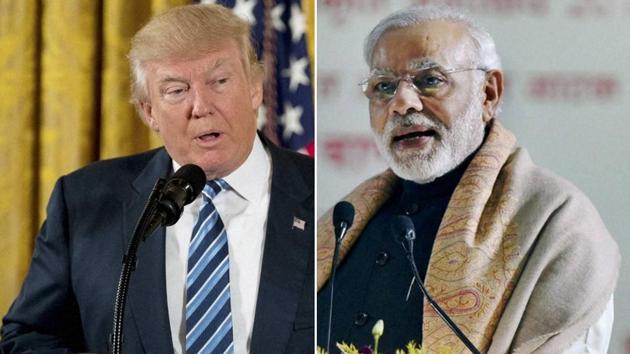 A combination of photos of US President Donald Trump and Indian Prime Minister Narendra Modi. (Agencies) A combination of photos of US President Donald Trump and Indian Prime Minister Narendra Modi. (Agencies)