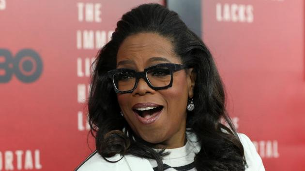 Oprah Winfrey smiles at the premiere of The Immortal Life of Henrietta Lacks in New York. (REUTERS)