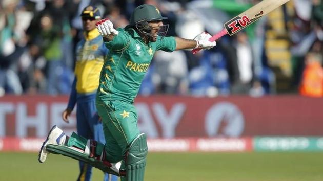 Pakistan captain Sarfraz Ahmed led his team to victory against Sri Lanka in the final ICC Champions Trophy 2017 Group B match at the Sophia Gardens in Cardiff on Monday. (Reuters) Pakistan captain Sarfraz Ahmed led his team to victory against Sri Lanka in the final ICC Champions Trophy 2017 Group B match at the Sophia Gardens in Cardiff on Monday. (Reuters)