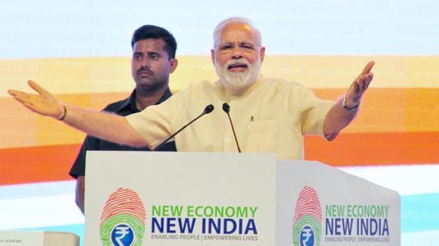 Prime Minister Narendra Modi addresses a NITI Aayog function in Nagpur, Maharashtra. (PTI File photo) Prime Minister Narendra Modi addresses a NITI Aayog function in Nagpur, Maharashtra. (PTI File photo)