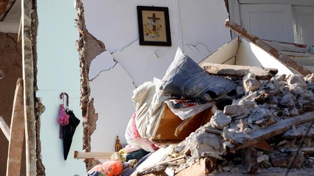 According to Turkey’s Disaster and Emergency Management, the epicentre was at a shallow depth of seven kilometres. (Giorgos Moutafis / REUTERS) 