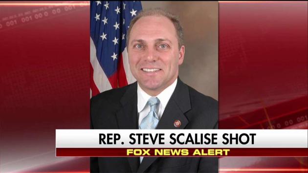 House Majority Whip Steve Scalise, Republican from Louisiana, shot at baseball practice.(Twitter Photo)