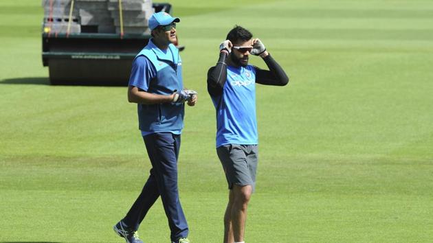 India coach Anil Kumble and captain Virat Kohli know that Bangladesh are tricky customers. (AP) India coach Anil Kumble and captain Virat Kohli know that Bangladesh are tricky customers. (AP)