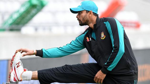 Bangladesh captain Mashrafe Mortaza attends a training session at Edgbaston in Birmingham on Wednesday, ahead of the ICC Champions Trophy semi-final against India. (AFP) Bangladesh captain Mashrafe Mortaza attends a training session at Edgbaston in Birmingham on Wednesday, ahead of the ICC Champions Trophy semi-final against India. (AFP)