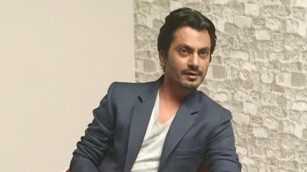 Nawazuddin Siddiqui says that he is in awe of Sridevi, his co-star in Mom.(HT Photo)