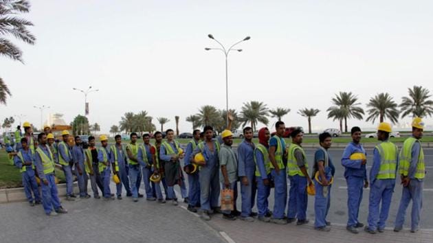Concerns are growing about job security and the lack of much-needed overtime as economic uncertainty grows, due to what Doha has labelled the “blockade” imposed by neighbouring countries. (Reuters File Photo) Concerns are growing about job security and the lack of much-needed overtime as economic uncertainty grows, due to what Doha has labelled the “blockade” imposed by neighbouring countries. (Reuters File Photo)