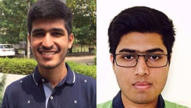 (Left) Navtej Mangat, a student of St John’s High School, Sector 26, Chandigarh, secured the 40th rank and Ankush Jindal from British School, Sector 44, Chandigarh, was ranked 65. in All India Institute of Medical Sciences (AIIMS) MBBS 2017 entrance exam. (HT Photos) (Left) Navtej Mangat, a student of St John’s High School, Sector 26, Chandigarh, secured the 40th rank and Ankush Jindal from British School, Sector 44, Chandigarh, was ranked 65. in All India Institute of Medical Sciences (AIIMS) MBBS 2017 entrance exam. (HT Photos)