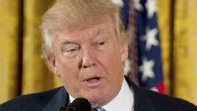 US President Donald Trump. (Agency) US President Donald Trump. (Agency)