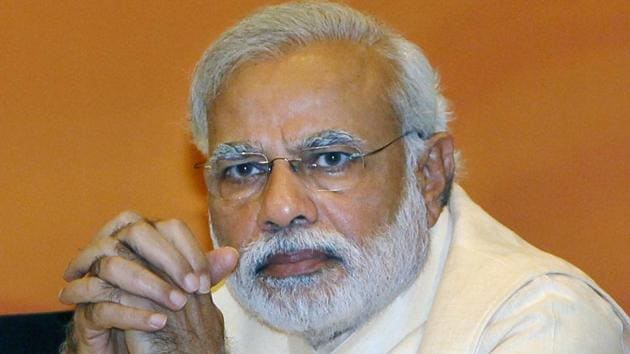BJP Prime Ministerial candidate Narendra Modi during party's Central Election Committee (CEC) meeting in New Delhi on Saturday. PTI Photo by Manvender Vashist(PTI3_15_2014_000032A) (PTI File Photo) BJP Prime Ministerial candidate Narendra Modi during party's Central Election Committee (CEC) meeting in New Delhi on Saturday. PTI Photo by Manvender Vashist(PTI3_15_2014_000032A) (PTI File Photo)