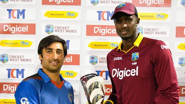 The ODI series between West Indies and Afghanistan ended 1-1 after the third ODI at St.Lucia was abandoned due to persistent rain. (AFP) The ODI series between West Indies and Afghanistan ended 1-1 after the third ODI at St.Lucia was abandoned due to persistent rain. (AFP)