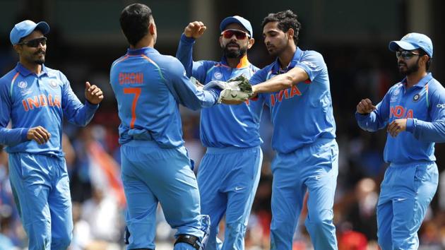 India beat Bangladesh in the ICC Champions Trophy 2017 semi-final and will play arch-rivals Pakistan in the summit clash on Sunday. Catch full cricket score of India vs Bangladesh here. (Reuters) India beat Bangladesh in the ICC Champions Trophy 2017 semi-final and will play arch-rivals Pakistan in the summit clash on Sunday. Catch full cricket score of India vs Bangladesh here. (Reuters)