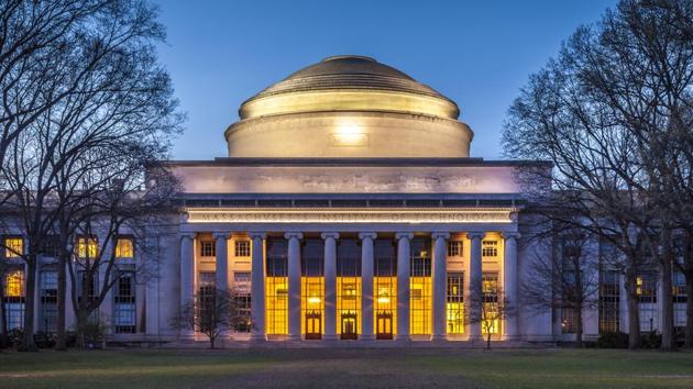 The main building of the Massachusetts Institute of Technology in Cambridge, MA, USA showcasing its neoclassic architecture at sunset.(Getty Images/File)