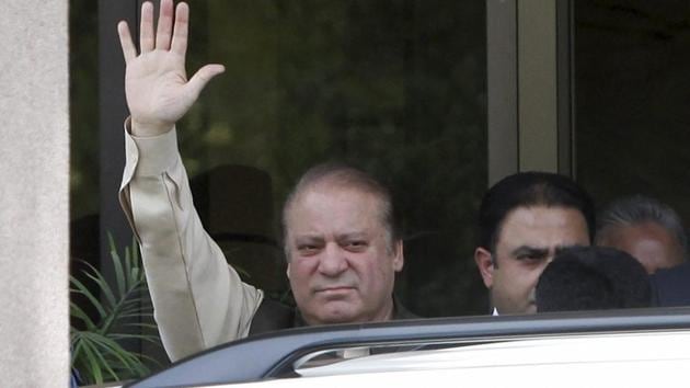 Pakistan Prime Minister Nawaz Sharif waves as he appears outside the premises of Joint Investigation Team in Islamabad, Pakistan, Thursday, June 15, 2017. (AP) Pakistan Prime Minister Nawaz Sharif waves as he appears outside the premises of Joint Investigation Team in Islamabad, Pakistan, Thursday, June 15, 2017. (AP)
