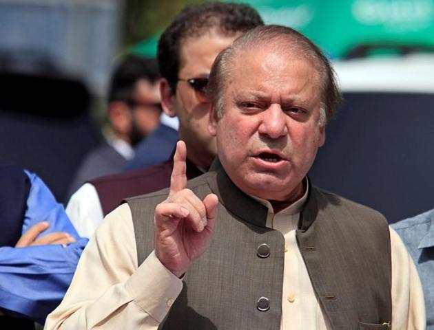 A file photo of Pakistan Prime Minister Nawaz Sharif speaking to the media after appearing before a Joint Investigation Team in Islamabad in June. (Reuters) A file photo of Pakistan Prime Minister Nawaz Sharif speaking to the media after appearing before a Joint Investigation Team in Islamabad in June. (Reuters)