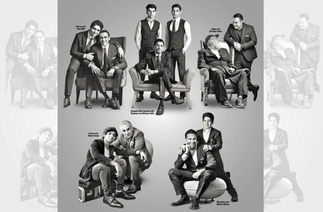 Some of the most celebrated proud dads pose with their sons in an exclusive photo shoot this Father’s Day.(Photos by Raj K Raj and Saumya Khandelwal)