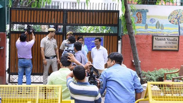The CBI had registered an enquiry against deputy chief minister Manish Sisodia in the “Talk to AK” programme. (HT FILE) The CBI had registered an enquiry against deputy chief minister Manish Sisodia in the “Talk to AK” programme. (HT FILE)