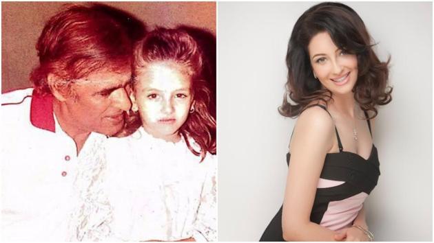 Actor Saumya Tandon with her father, late B G Tandon. Actor Saumya Tandon with her father, late B G Tandon.