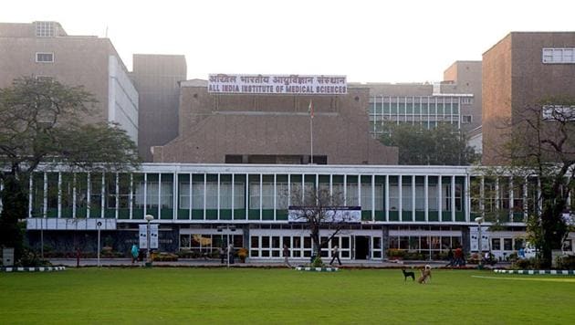 The case was registered on Thursday after AIIMS, which alleged that pictures of its MBBS entrance exam made it to social media, lodged a complaint.(HT File Photo)