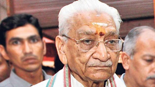 Ashok Singhal’s ashes were preserved in a monastery in Himachal Pradesh for around six months. (HT File Photo) Ashok Singhal’s ashes were preserved in a monastery in Himachal Pradesh for around six months. (HT File Photo)