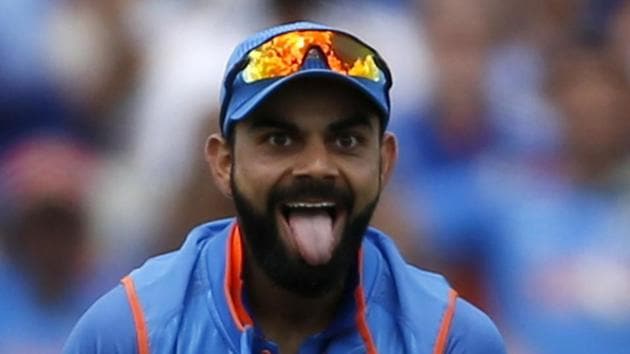 Virat Kohli was at his aggressive best during the semi-final of the ICC Champions Trophy clash between India vs Bangladesh.(REUTERS)