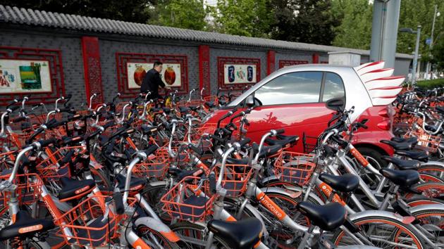 Mobike has 100 million users and supports roughly 25 million rides a day.(Reuters File)