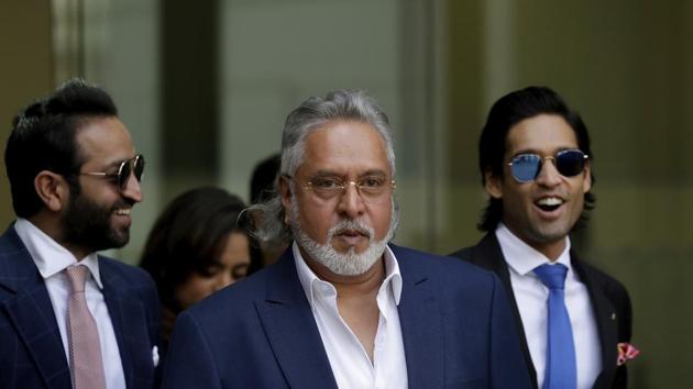 Former Indian politician and billionaire businessman Vijay Mallya, center, leaves after his extradition hearing at Westminster Magistrates Court in London. (AP Photo) Former Indian politician and billionaire businessman Vijay Mallya, center, leaves after his extradition hearing at Westminster Magistrates Court in London. (AP Photo)