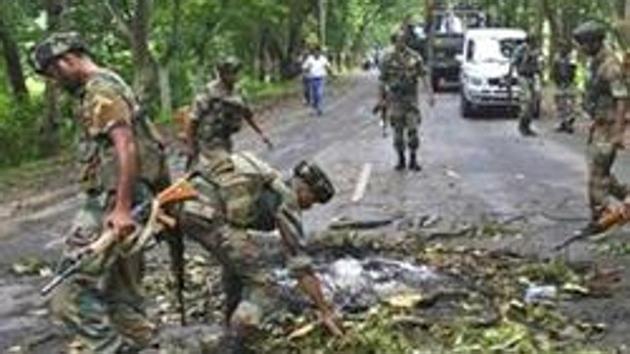 File photo of security forces during an anti-insurgency operation in the Northeast. (Reuters Photo) File photo of security forces during an anti-insurgency operation in the Northeast. (Reuters Photo)