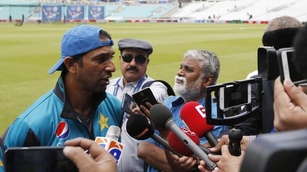 Azhar Mahmood addresses media ahead of Pakistan’s practice session. (REUTERS) Azhar Mahmood addresses media ahead of Pakistan’s practice session. (REUTERS)