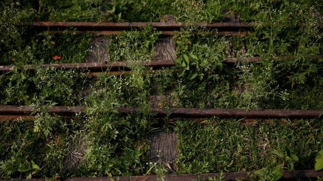 Travellers have been forced to use buses instead, paying three times the price of a train ticket for a journey four times as long, which is complicated further during the monsoon rains that make the roads muddy. (Navesh Chitrakar / REUTERS)