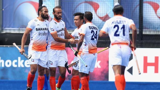 The Indian Men’s Hockey Team will take on Pakistan in the Hockey World League semi-final on Sunday in London.(Getty Images)