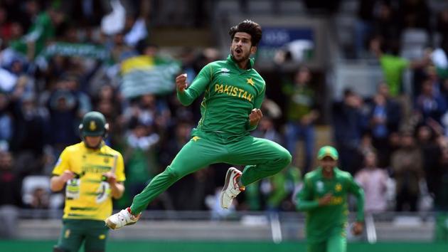 Pakistan cricket team's Hasan Ali picked three wickets each against South Africa, Sri Lanka and England (in the semis) andis being looked upon as the man who can hit Indian cricket team hard in the ICC Champions Trophy final on Sunday. (AFP) Pakistan cricket team's Hasan Ali picked three wickets each against South Africa, Sri Lanka and England (in the semis) andis being looked upon as the man who can hit Indian cricket team hard in the ICC Champions Trophy final on Sunday. (AFP)