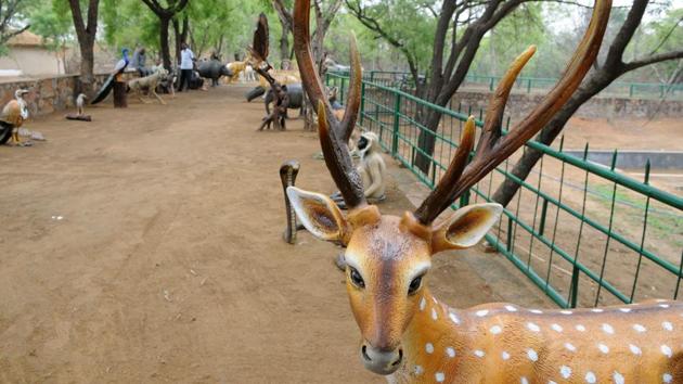 A nature interpretation centre, forestry museum and a herbal garden were also inaugurated.(Parveen Kumar/HT Photo)