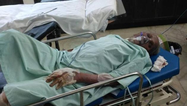 Vimla Batra (80) was admitted in hospital by a neighbour, who rescued her after hearing her cry for help.