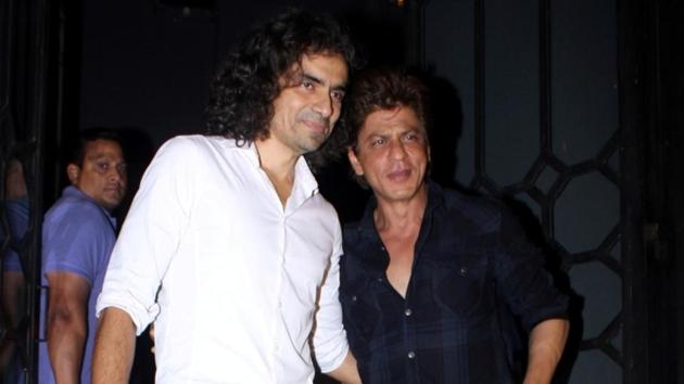 Actor Shah Rukh Khan and filmmaker Imtiaz Ali snapped at The Korner House party in Mumbai. (IANS) Actor Shah Rukh Khan and filmmaker Imtiaz Ali snapped at The Korner House party in Mumbai. (IANS)