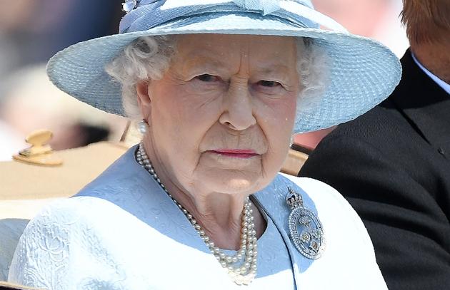 Queen Elizabeth II travels in a horse-drawn carriage on her way for the Queen's Birthday Parade. (AFP) Queen Elizabeth II travels in a horse-drawn carriage on her way for the Queen's Birthday Parade. (AFP)