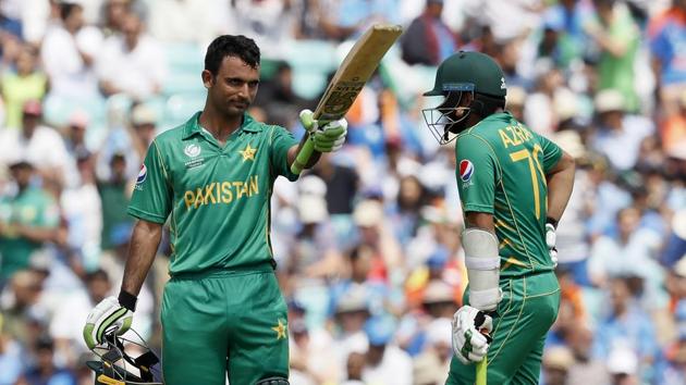Zaman had also smashed his third consecutive fifty as the Pakistani openers strung 128 runs for the opening wicket, the highest for Pakistan in ICC ODI events against India. (AP) Zaman had also smashed his third consecutive fifty as the Pakistani openers strung 128 runs for the opening wicket, the highest for Pakistan in ICC ODI events against India. (AP)