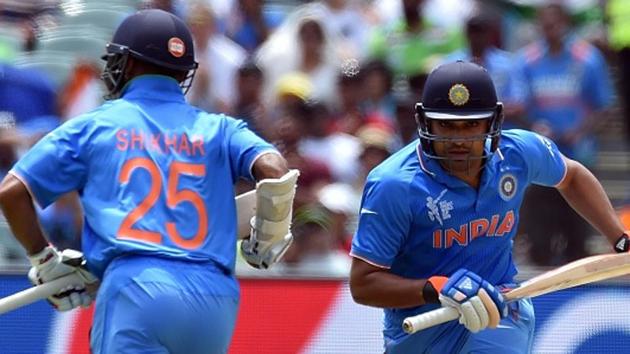 Both Indian cricket team openers -- Rohit Sharma and Shikhar Dhawan (L) -- have been in form and Virat Kohli would be banking on them to give the side a good start in the ICC Champions Trophy final against Pakistan cricket team. (Getty Images) Both Indian cricket team openers -- Rohit Sharma and Shikhar Dhawan (L) -- have been in form and Virat Kohli would be banking on them to give the side a good start in the ICC Champions Trophy final against Pakistan cricket team. (Getty Images)
