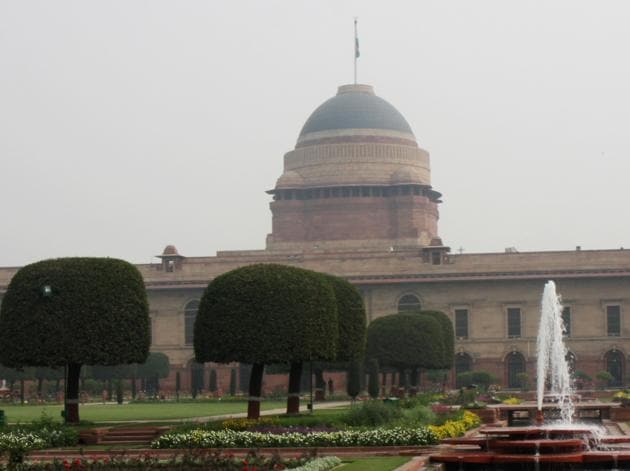 Rashtrapati Bhavan in New Delhi. (Ajay Aggarwal/HT File Photo) Rashtrapati Bhavan in New Delhi. (Ajay Aggarwal/HT File Photo)