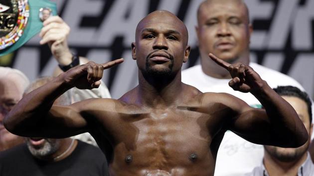Floyd Mayweather says he accepted the fight against Conor McGregor because he wanted to give the fans what they wanted. (AP) Floyd Mayweather says he accepted the fight against Conor McGregor because he wanted to give the fans what they wanted. (AP)