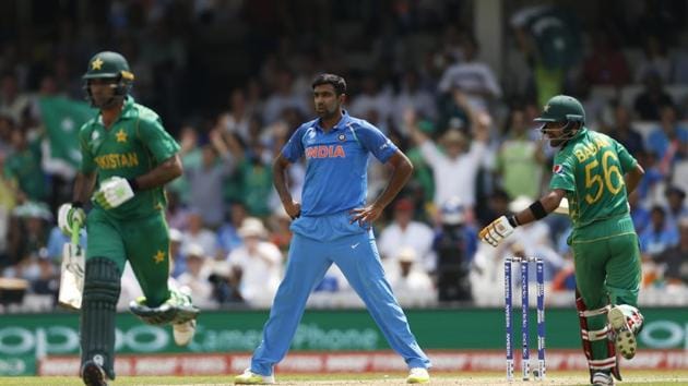 Zaman and Babar Azam shared a fifty-plus stand as India struggled to get the breakthrough. (REUTERS) Zaman and Babar Azam shared a fifty-plus stand as India struggled to get the breakthrough. (REUTERS)