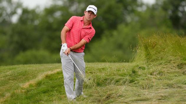 Brian Harman of the United States plays his shot on the 17th hole during the third round of the 2017 U.S. Open at Erin Hills on June 17 in Hartford, Wisconsin. (AFP) Brian Harman of the United States plays his shot on the 17th hole during the third round of the 2017 U.S. Open at Erin Hills on June 17 in Hartford, Wisconsin. (AFP)