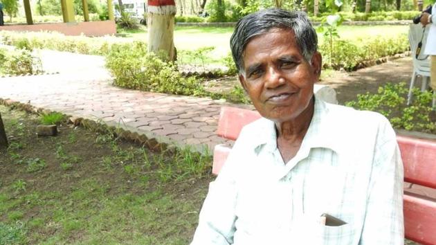 Babul Dahiya, from Madhya Pradesh’s Satna district, has been cultivating over 110 traditional varieties of rice on his two-acre land to preserve and protect them.(HT Photo)