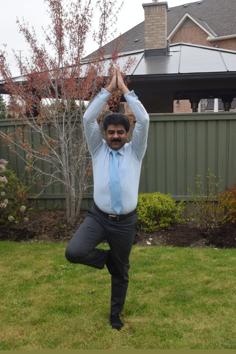 Businessman Satish Thakkar, who is chair of the non-profit that will organise the June 24 event in Canada related to International Day of Yoga.(HT Photo)