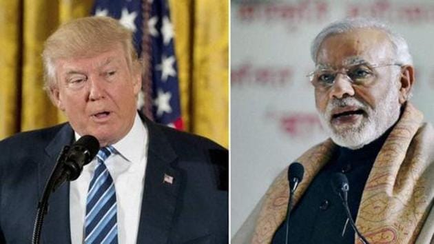 United States President Donald Trump, Prime Minister Narendra Modi(Agencies)