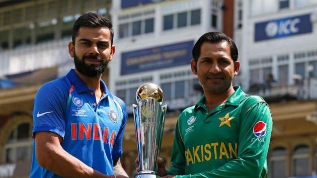 India captain Virat Kohli and Pakistan captain Sarfraz Ahmed are both part of the Team of the Tournament for the Champions Trophy as announced by the ICC.(AFP)